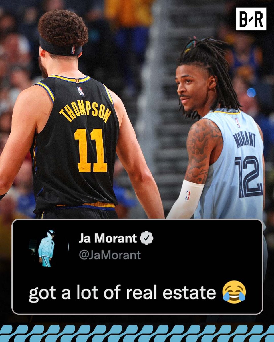 BleacherReport's tweet image. Ja speaks on Klay calling out Jaren Jackson Jr. 

The Grizzlies taking up property in some Warriors' heads 👀