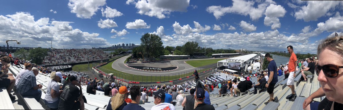 Kaye74's tweet photo. F1 in Montreal. #tracktv #minivacation #LewisHamilton https://t.co/BjmeTmVEQT