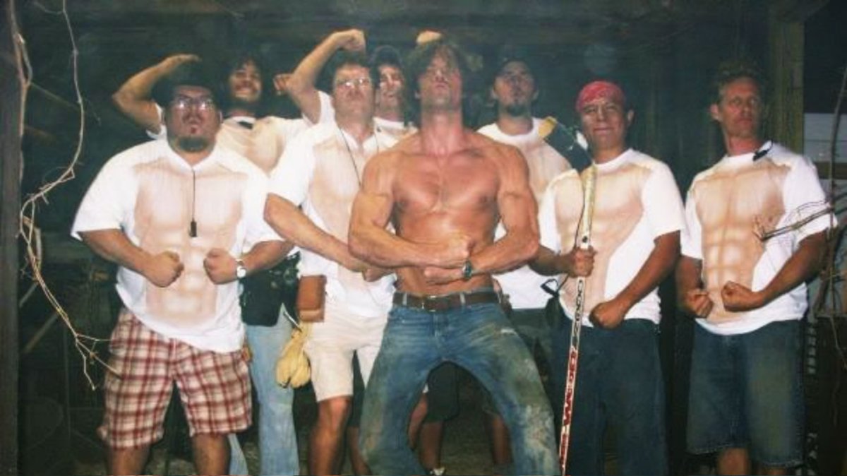 jared padalecki   +   BTS of friday the 13th