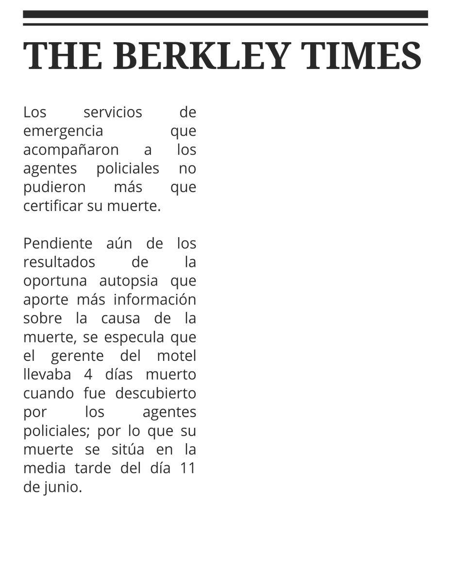 ‍ 
‍ 
「𝐓𝐇𝐄 𝐁𝐄𝐑𝐊𝐋𝐄𝐘
                 𝐓𝐈𝐌𝐄𝐒 」