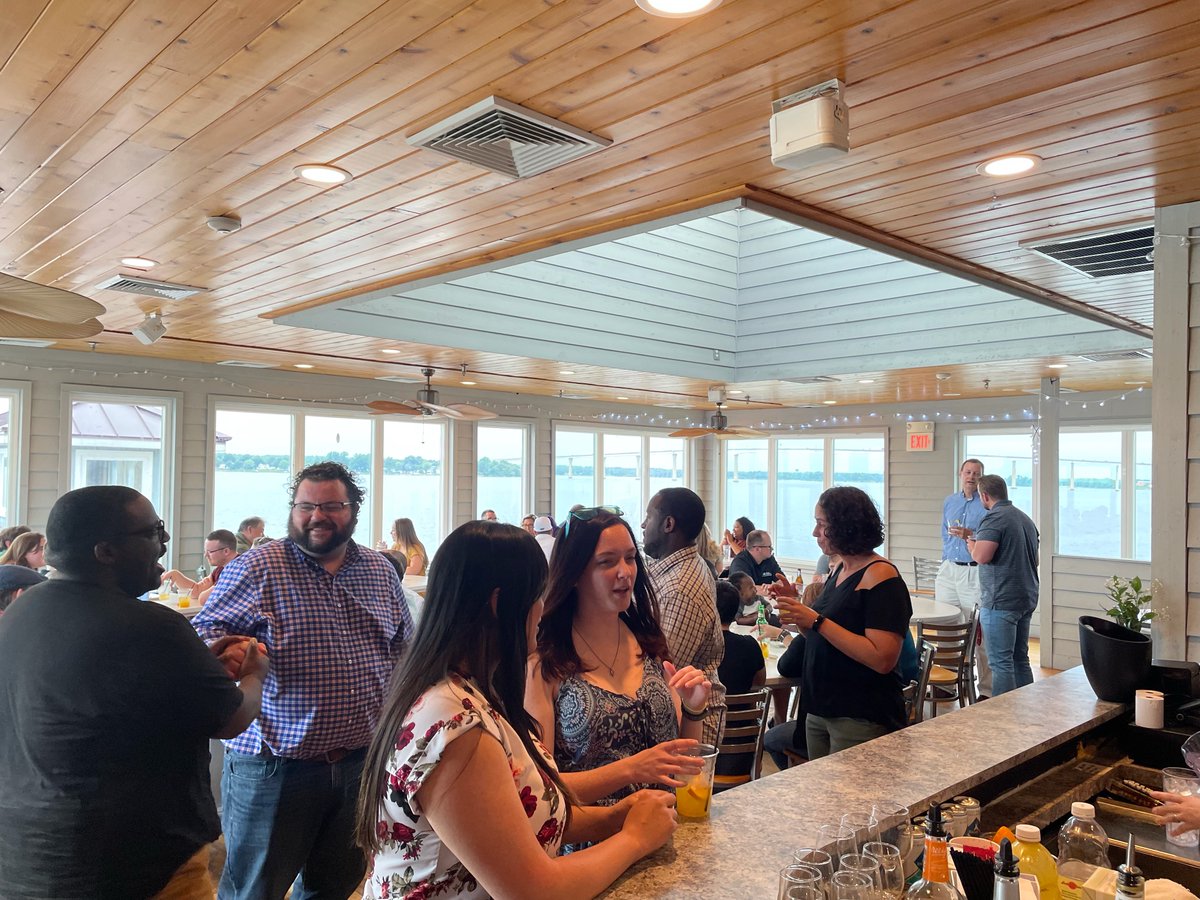 RMC_Inc's tweet photo. Thanks to all our employees who made it out to our latest #happyhour at The Pier in Solomons, MD. It's always great catching up with everyone, especially on a summer night overlooking the #PatuxentRiver! https://t.co/3Wg9GVi5FQ