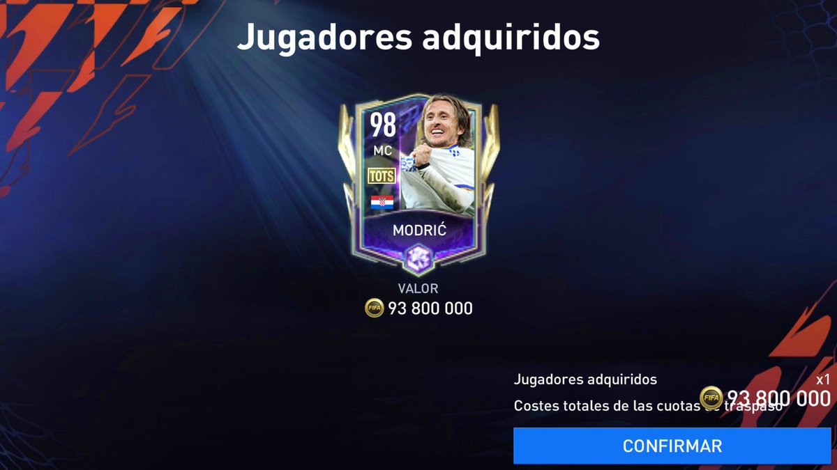 Asi arrancamos el primer dia de los UTOTS, hoy seguimos sacando y probando estos animales que tenemos en fifita #fifamobile #fifamobile22 #FIFA22