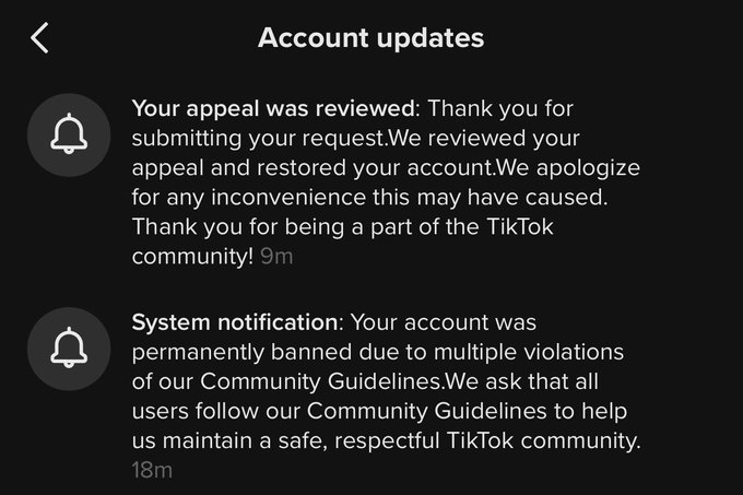 We got banned, but we back baby!!! #Banned #fyp #TikTok #TikTokviral #tiktokbanned #tiktokvideo https://t<a href="/tag/banned"class="tags">#Banned</a><a href="/tag/fyp"class="tags">#fyp</a><a href="/tag/tiktok"class="tags"><span>#tiktok</span></a><a href="/tag/tiktokviral"class="tags"><span>#tiktokviral</span></a><a href="/tag/tiktokbanned"class="tags"><span>#tiktokbanned</span></a><a href="/tag/tiktokvid"class="tags"><span>#tiktokvid</span></a>