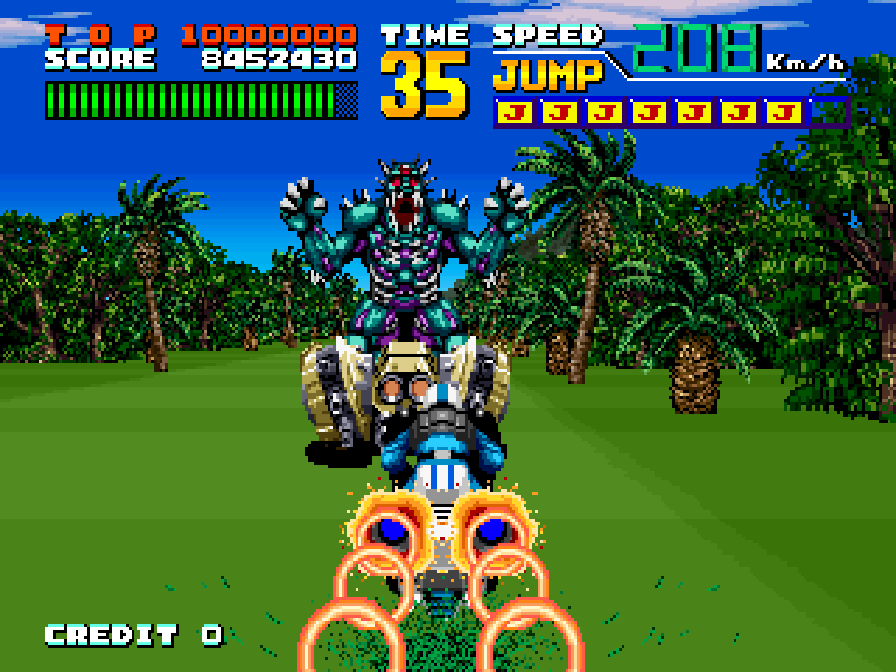BuscandoElWarp's tweet photo. El juego del día: #ABCop (#Arcade)
Creador: #Aicom 1990
Con clara inspiración en #ChaseHQ, en este excelente juego tomamos el rol policíaco conduciendo una moto futurista equipada con propulsores, todo para detener a todo aquel delincuente que se cruce en nuestro camino, ¡Genial! https://t.co/sD4ZHKCcwH