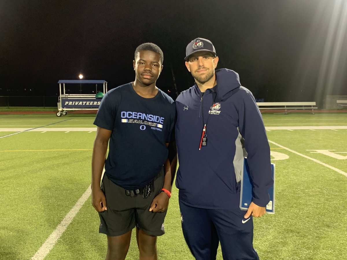 Will21Ekpo's tweet photo. Had a great time at the Maritime camp last night! @CoachSterling64 @Andy_Rondeau_1 @AlwaysM12 @Coach_Blount https://t.co/E8WjSO4Bzz