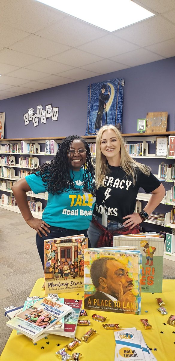 malene_golding's tweet photo. What a great way to spend my Friday at @pisdesela Summer Literacy Conference with @ghale_council member, Lori Garcia. @TXLiteracyEd is in the building!! #PISDSLC2022 https://t.co/C2p3QleCfv