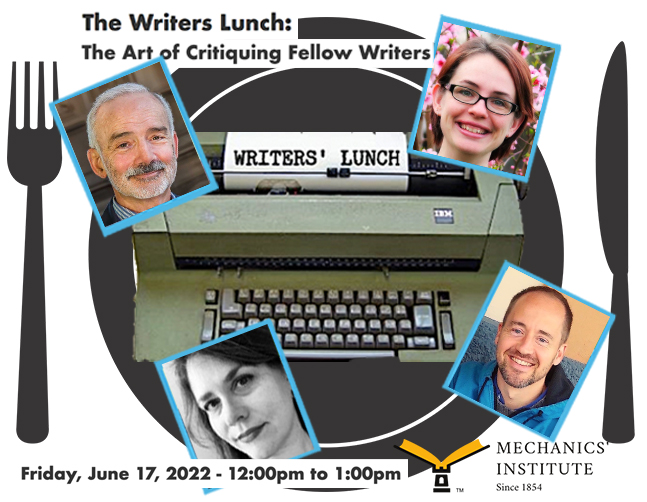 mf3lix's tweet image. Let&apos;s do lunch! 
TODAY Fri, 6/17 @ NOON
✍️ Join me, @writingrefinery, &amp;amp; @RickHomanGuitar at @MILibrary&apos;s Writers&apos; Lunch, where we discuss the subtle art of critiquing fellow #writers.
👉 Register (free): bit.ly/3HjF3Ky 
#writingcommunity #writingtips #amwriting