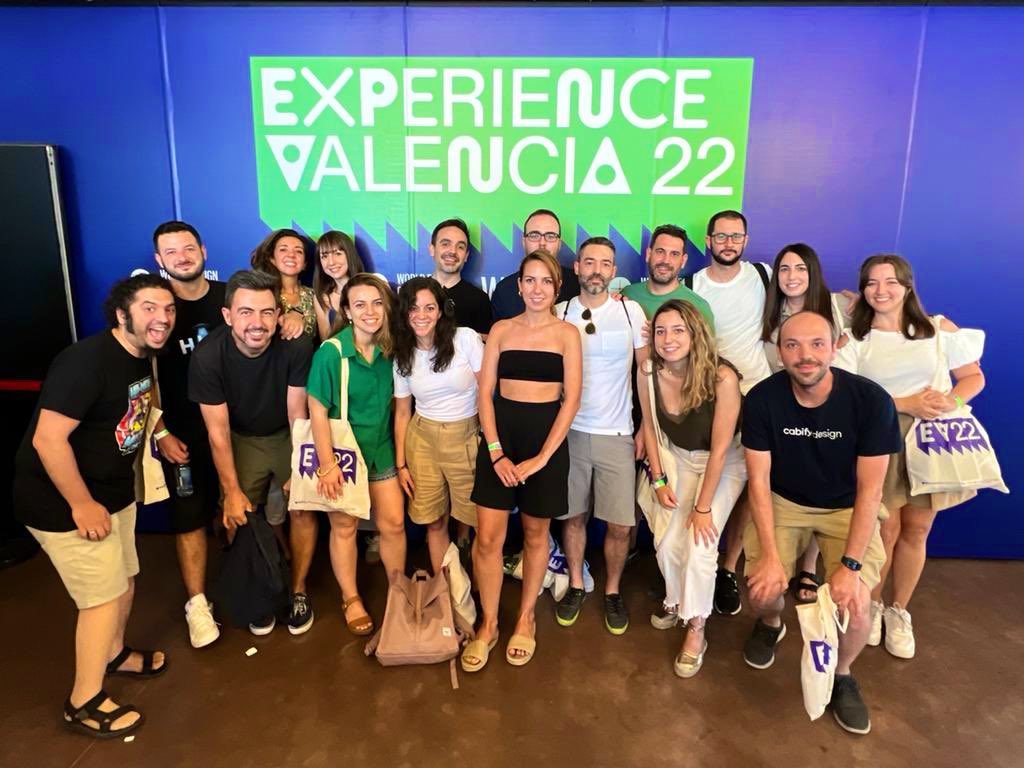 cabifydesign's tweet photo. Teníamos ganas de volver a la normalidad, por eso hoy hemos venido gran parte del equipo al @Experience_VAL.
Si estás por aquí, salúdanos 👋 https://t.co/Fsmyo47xq6