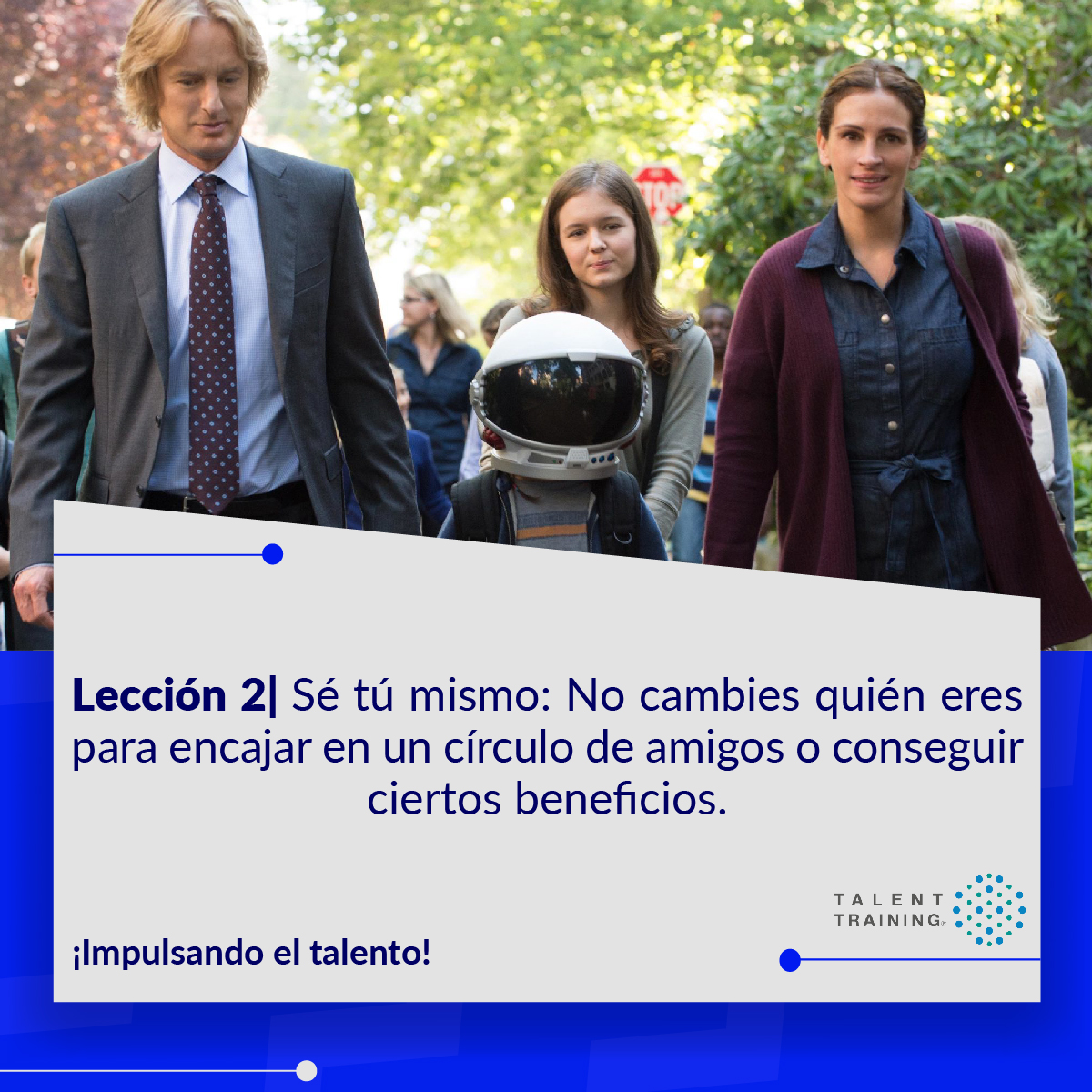 Focus4Growth_'s tweet photo. 🎥 Hoy te recomendamos la película “Wonder”, tiene increíbles lecciones que no debemos pasar por alto.
.
.
.
#TalentTraining #Plataforma #CapacitaciónVirtual #ConsultoríaDigital #Recomendación #Pelicula #Lecciones #Wonder https://t.co/caPgjmp3ls