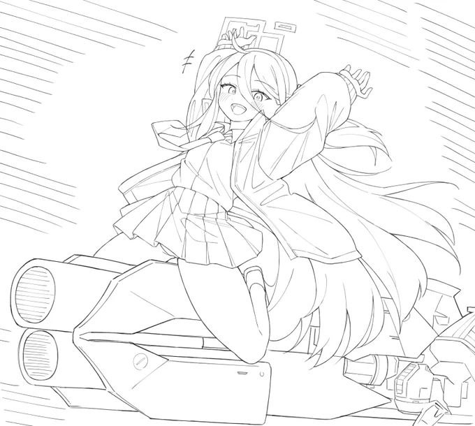 🚀😄🚀
#ブルーアーカイブ  #ブルアカ  #天童アリス 