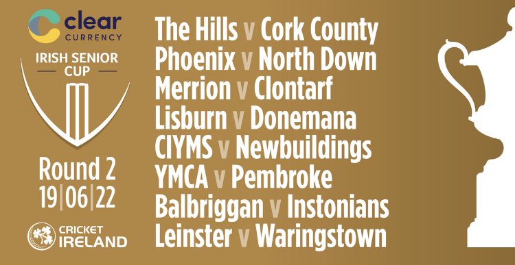 MunsterCricket's tweet photo. 🏆 IRISH CUPS 🏆
The very best of luck to all Munster sides competing in the @ClearSpeaks Irish Senior & National Cup this weekend!
The National Cup fixture between @Kerry_Cricket & @BallyspallenCc will be live streamed on our YouTube channel 🤩
#MunsterCricket #CCISC 🔴🏏 https://t.co/8nZeffeB0J