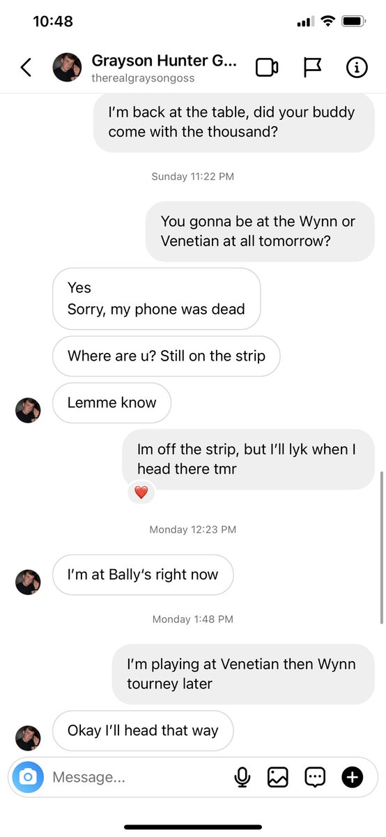 rampagepoker's tweet image. Unfortunate to report I got scammed of a measly $1000. A reminder to never give/lend people you don’t know money.. no matter who they are/what the amount is.. so ridiculous @GraysonHunterG