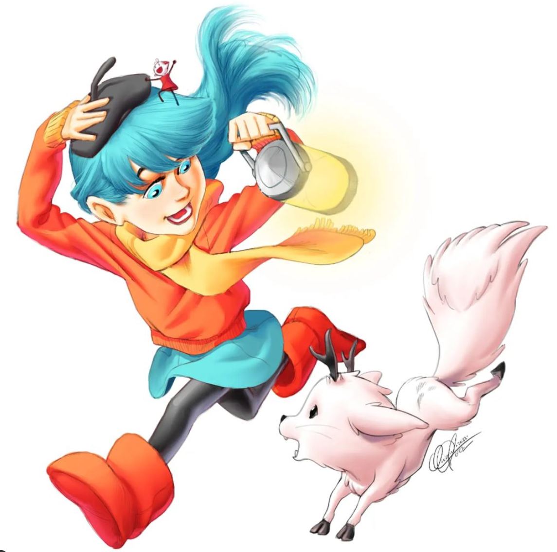 It's time for... Friday Fan Art! 

#hilda #fanart

<a href="/CarlKachu/">Carl⚡Kachu</a> <a href="/soukicomics/">Souki Comics</a> <a href="/henryperezart/">Enrique Perez Soler</a>