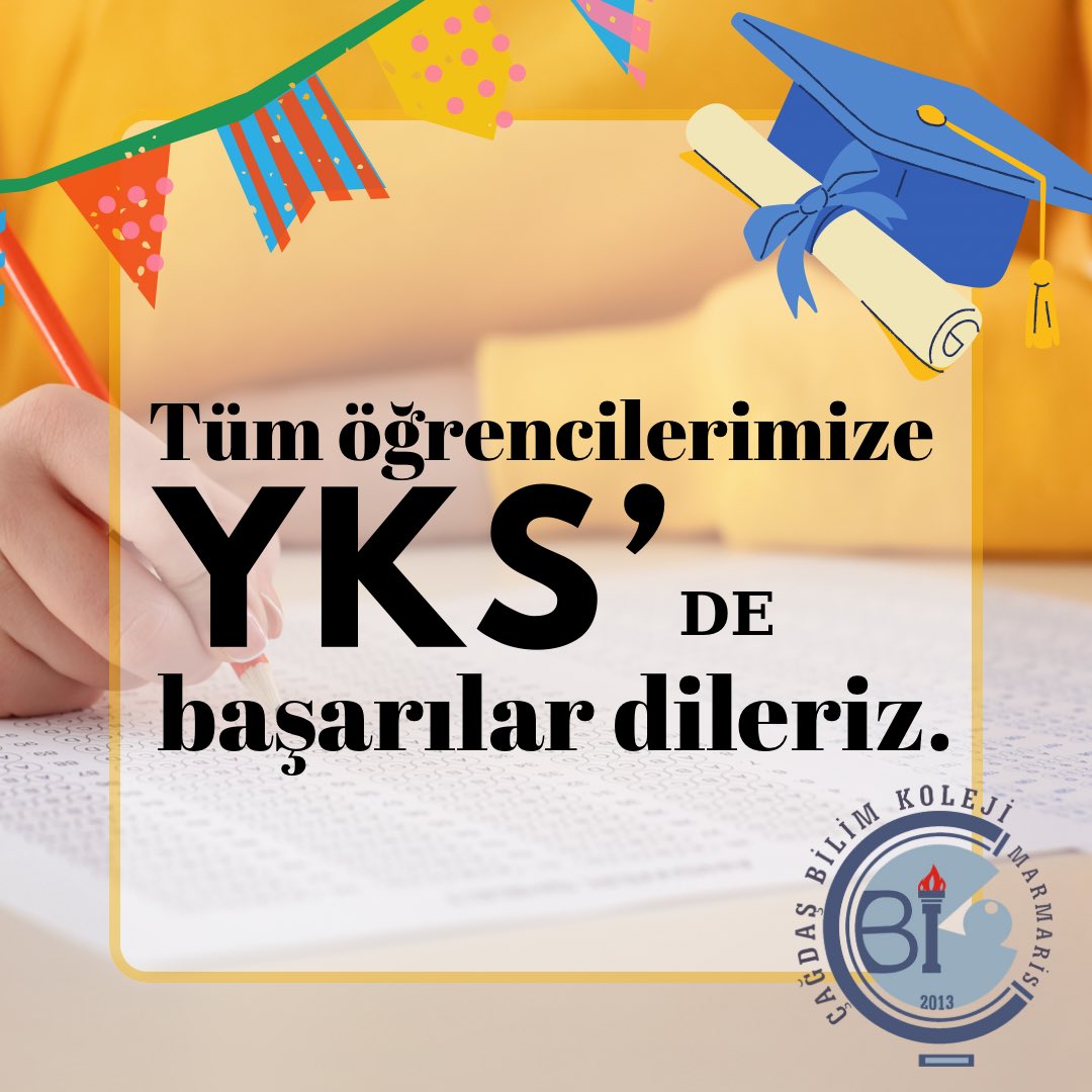 Sınav için değil hayalleriniz için heyecanlanın..

YKS’de tüm öğrencilerimize başarılar dileriz.

<a href="/MarmarisMem/">Marmaris İlçe Millî Eğitim Müdürlüğü</a> <a href="/mugla_mem/">Muğla İl Millî Eğitim Müdürlüğü</a> <a href="/sibelkisaerbaa/">Sibel Kısa</a> <a href="/emrecay55/">Emre ÇAY</a>