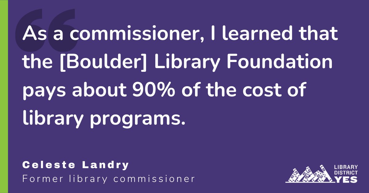 WeLoveBPLibrary's tweet photo. This is a @joinBLF appreciation post ♥️
Boulder Library Foundation supports literacy programs - like BoulderReads and Reading Buddies - that strengthen our community. These programs deserve long-term sustainable funding, which a #LibraryDistrict would provide. https://t.co/IiEqslYAWQ