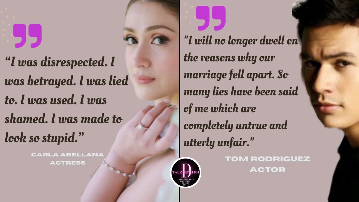 talk_posh's tweet photo. It's heartbreaking to see a couple who has been in love for sevenyears now say hateful things to each other.
But only they know the complete 
story, not us. Only both of them will  have  the ability  to  heal the broken pieces. I wish you both the happiness you deserve
#CarlaTom https://t.co/pCg2rGNgab
