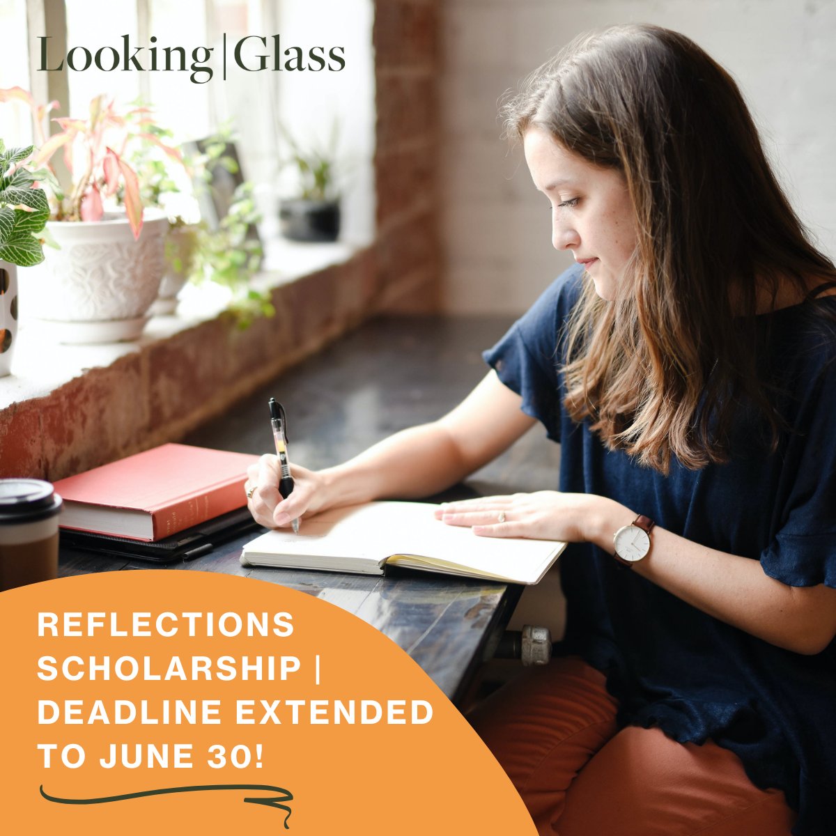 Looking_GlassBC's tweet photo. Scholarship Deadline Has Been Extended to June 30! 

The Looking Glass Reflections Scholarship supports students who have lived experience with an eating disorder by helping them pursue their academic and career goals through education. Learn more: https://t.co/RMfkqGRJVn https://t.co/XOnZXjosxS