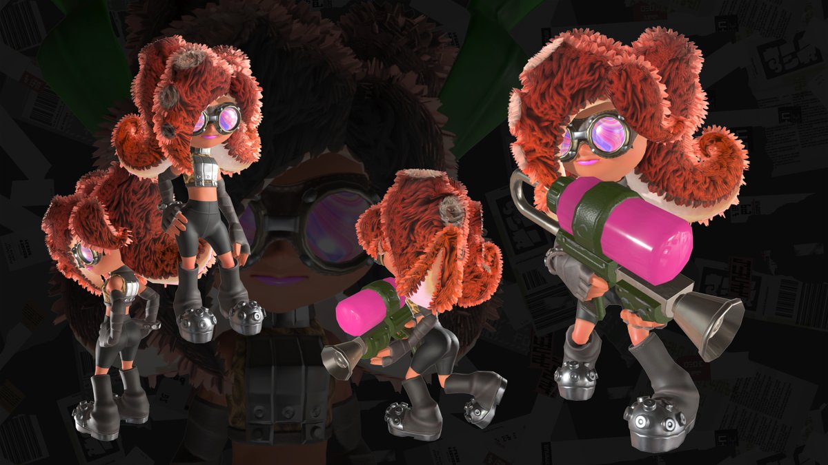 NintendoAmerica's tweet photo. In #Splatoon3 you’ll face down these fuzzy Octarians in the single player story mode. They can swim in ink and use the same moves as the player, so you’ll need to stay on your toes and/or tentacles!

https://t.co/9tZ0Skv0Kw https://t.co/xcorK31HiD