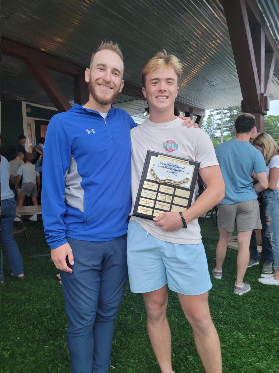 And a final shout out to ⚾️⭐️ Keegan Parke ⚾️⭐️ who is this year's recipient of The Jaguar &amp; Gold Chain Guts &amp; Determination Award, given in honor of friend and champion,  Windham's own, Riley Magee.