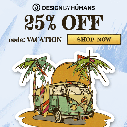 Design By Humans with coupon code 