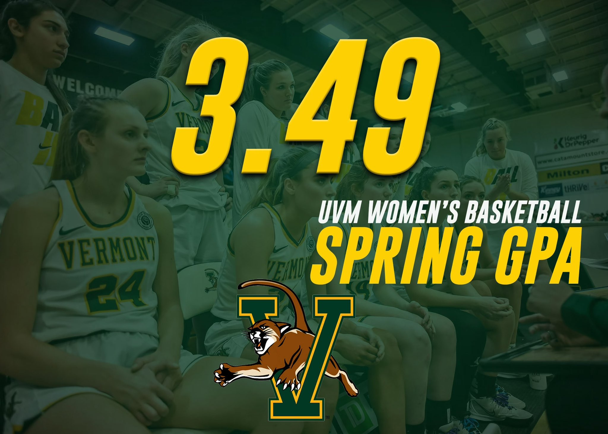 UVM Women's Basketball on Twitter "Huge congrats to our team for