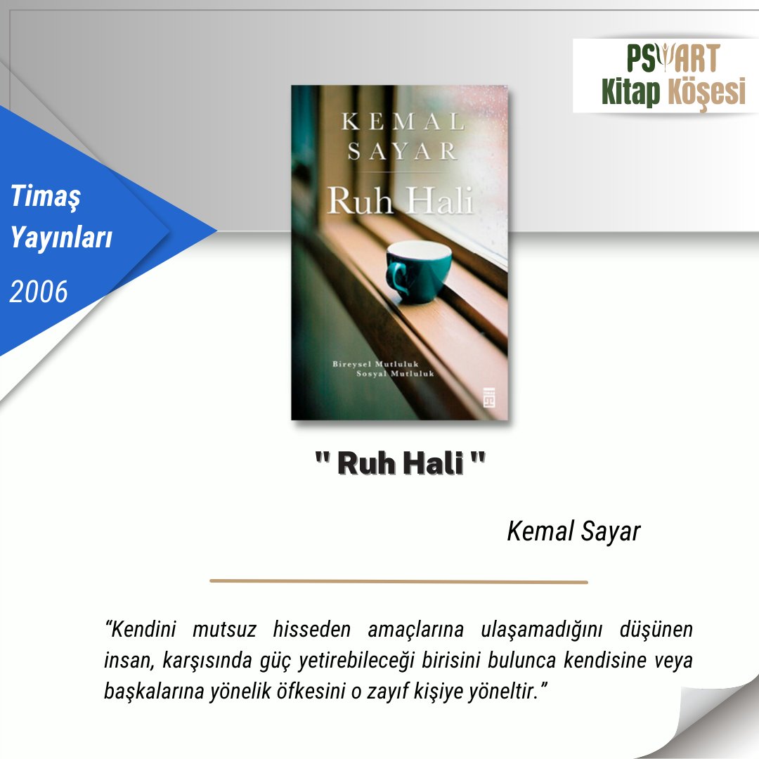 psiartorg's tweet photo. Kitap Köşesi’nde bu hafta: "Ruh Hali" https://t.co/Br53BtbT9E