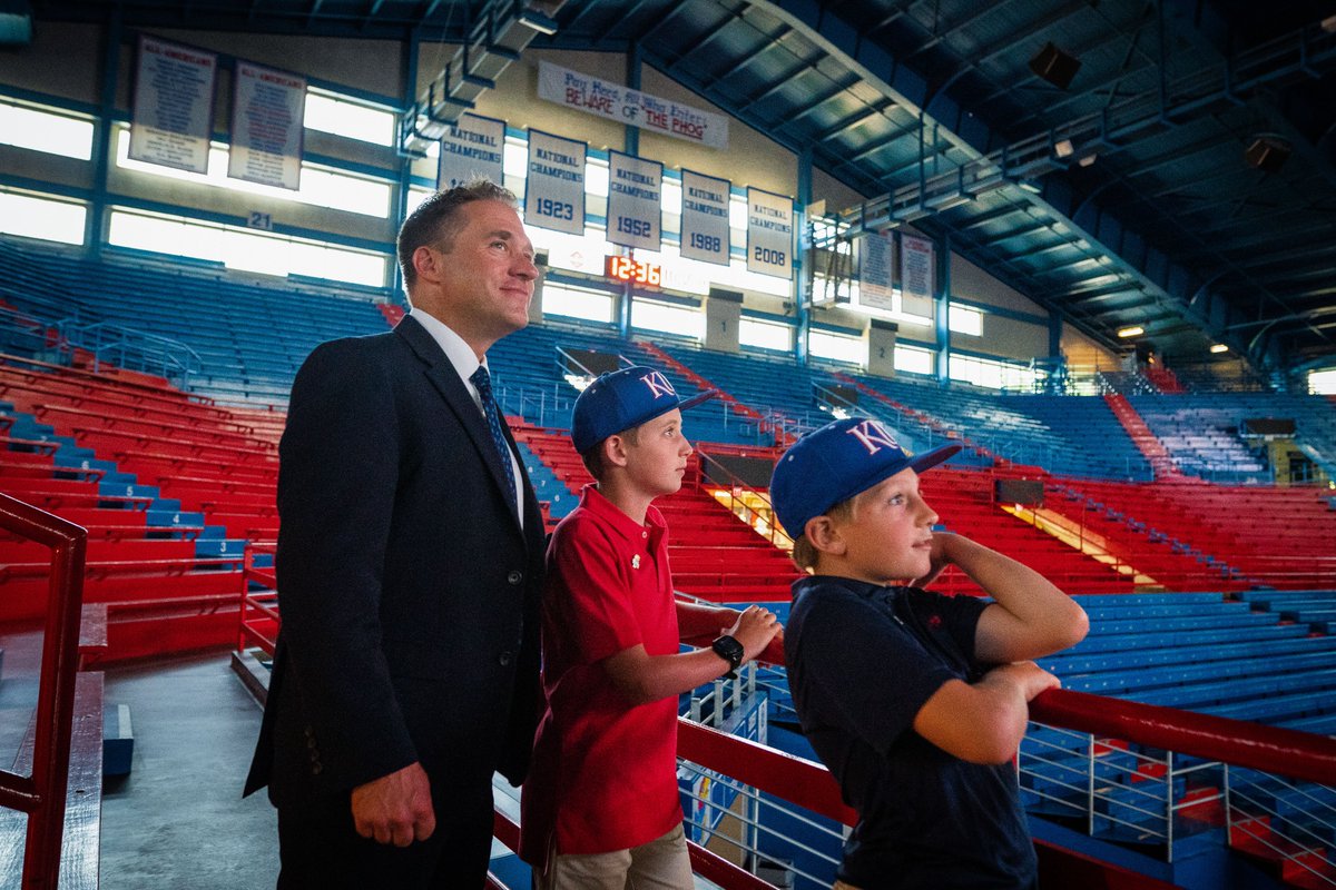 That moment you walk into Allen Fieldhouse for the first time 🙌