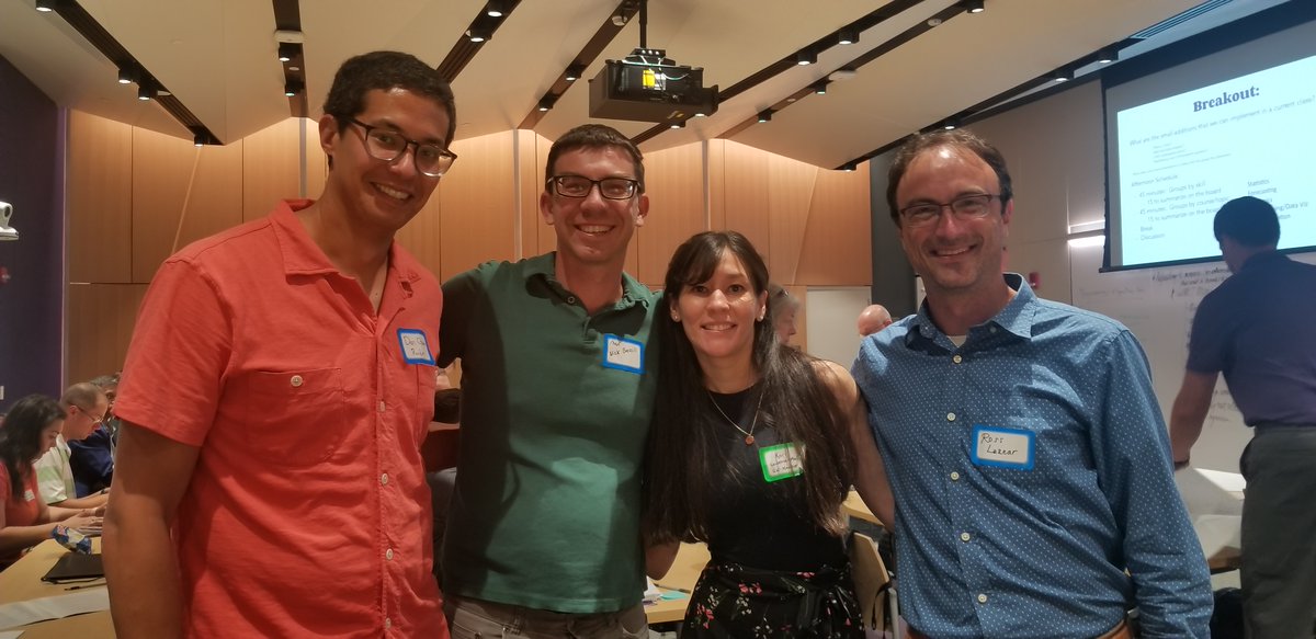 RLazear's tweet photo. Had an awesome time talking with others in academia, and the private sector, at #AMSMindTheGap! Great to also connect with the @UW_AOS Michael Morgan lab groupies, past and present (@danchavas, @NickPBassill, @Karylm120)! https://t.co/oDHnUZi7kg