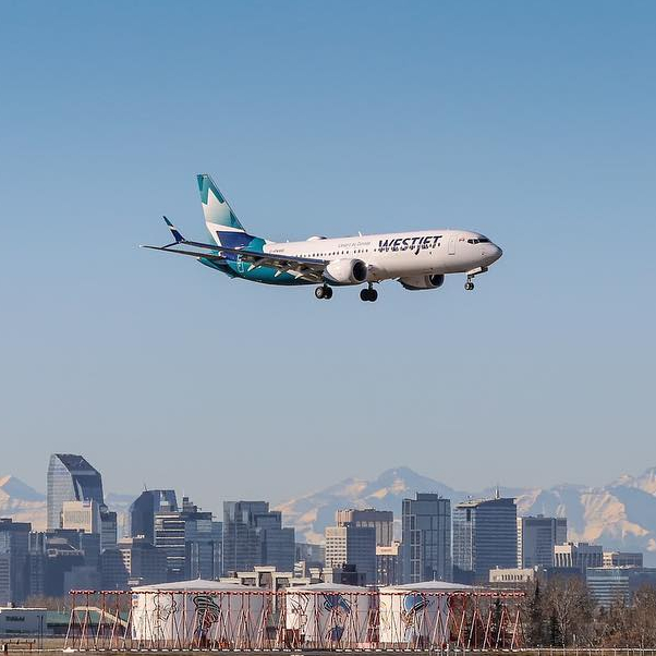 WestJet tweet media