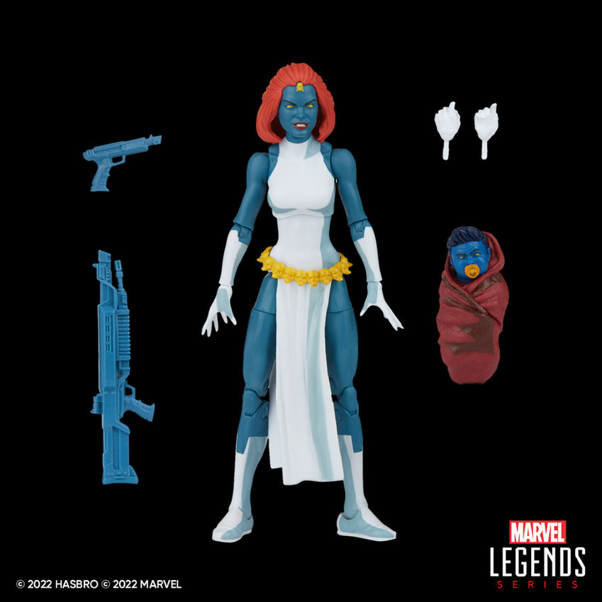 CerebroCast's tweet photo. The new X-Men: TAS Mystique action figure coming with a baby Kurt she can toss down a waterfall is one of the funniest things I’ve ever seen https://t.co/Pj94NHIDiy