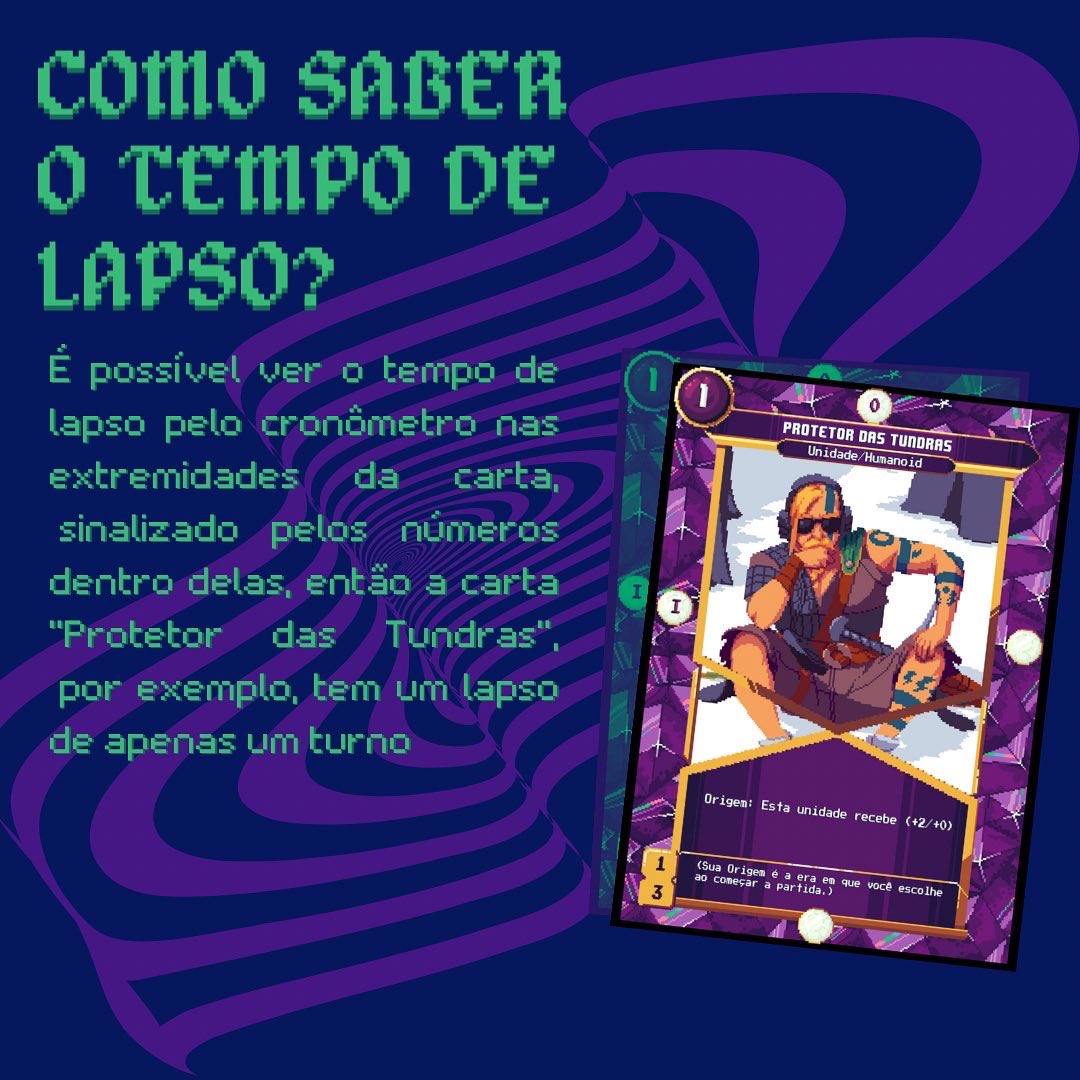 CardEntropia's tweet photo. A mecânica de saltos temporais é um dos aspectos que definem a jogabilidade de Entropia, mas e as consequências dessas viagens no tempo? 🕰 https://t.co/KHICtcSL8x