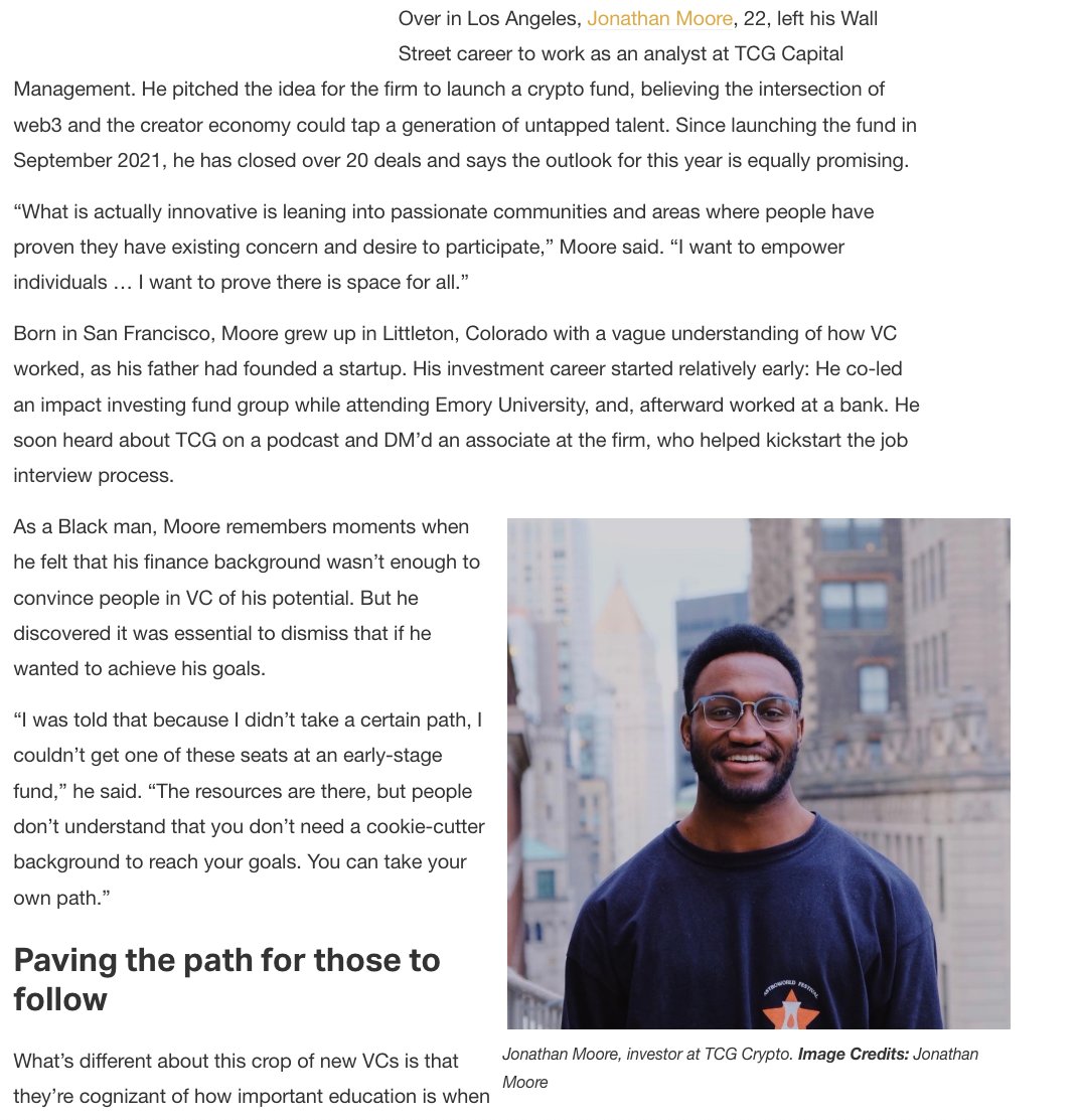 jonmoore202's tweet photo. Thrilled to work alongside amazing people every day... Only the beginning for @tcg_crypto https://t.co/dP1ArShvx3