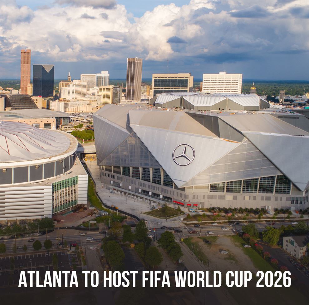 FIFA announced Atlanta as one of the host cities for the 2026 FIFA World Cup! ⚽🏆