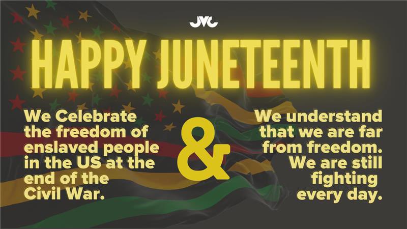 Happy Juneteenth! This is the time to create sustainable initiatives to dismantle systemic racism. See link in bio for resources.