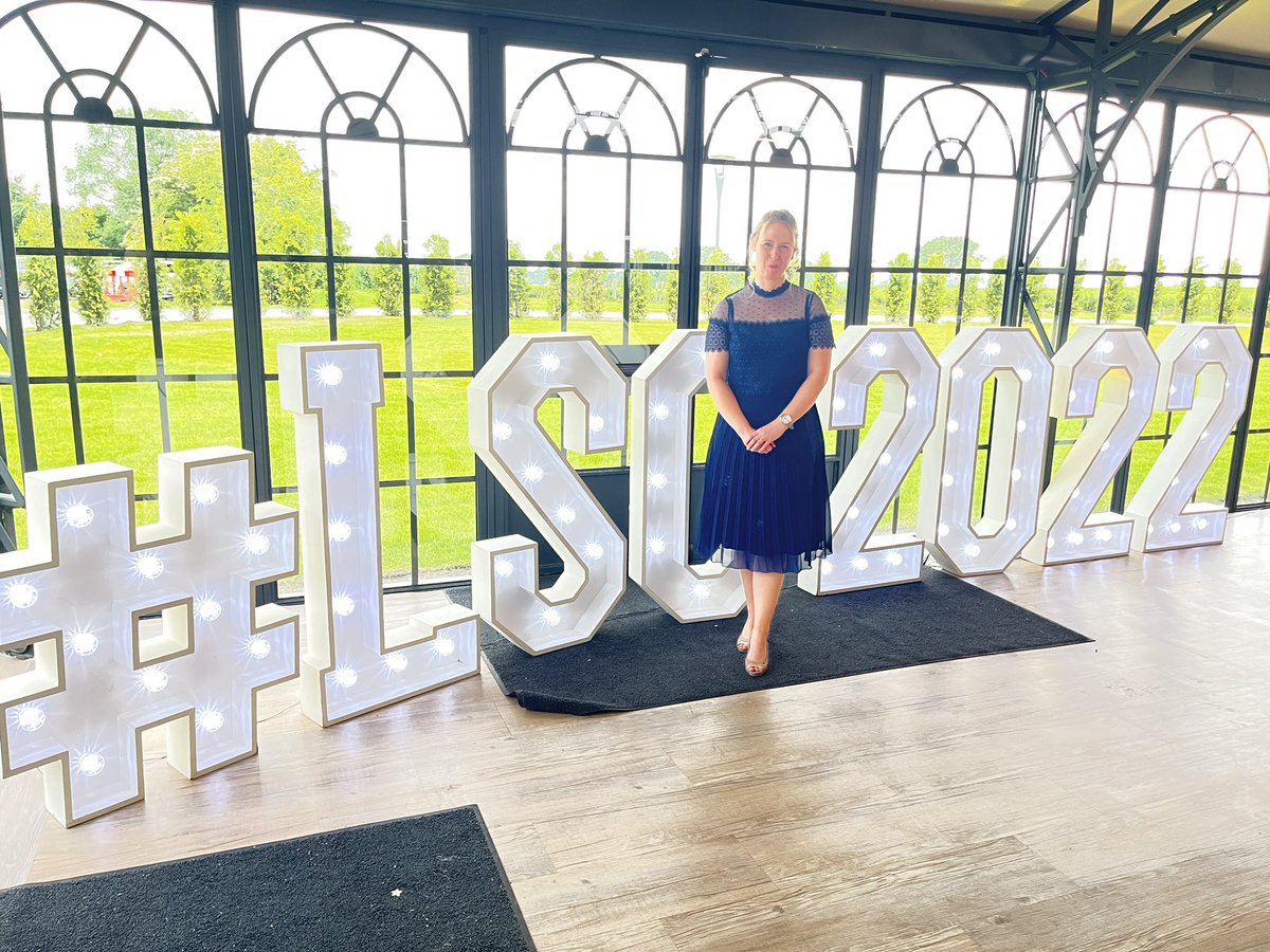 Really excited to be here at #lsc2022 apprenticeship awards <a href="/HealthierLSC/">LSC Integrated Care Partnership</a> to support our fantastic Childrens Service Assistant Practitioner @RachelCarruth17 🥂 @Kate_shallcross <a href="/AliAspey/">Cherrylicious</a> @LSCftCulture watch this space 💙 <a href="/tcdean1/">Tracey Dean</a> <a href="/Bex2079/">Rebekah Roshan 💙🐝💙</a> @1to2arun <a href="/Nell1Maria/">Maria Nelligan 💙</a>