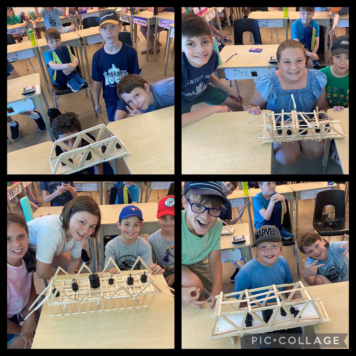 maddockLF's tweet photo. 7 successful bridges!!!!! They all held WELL over their required weight and stood up to the hair dryer no problemo!!! 🌪 💪🏻 @LittleFallsPS https://t.co/z2qddBrZaQ