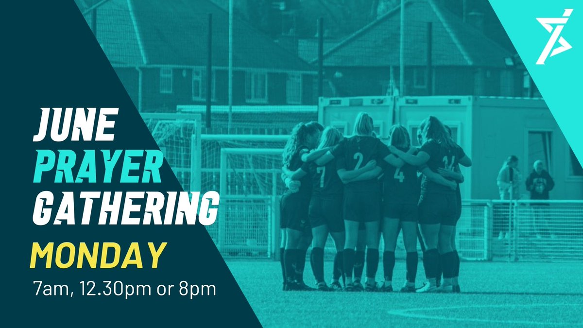 Join us to pray together online this Monday 20th June at 7:00am, 12:30pm or 8:00pm.
At 8pm we'll be praying for all things Sports Plus 2022 in a longer, 1-hour gathering.

To sign up click the link below.
👉 christiansinsport.org.uk/prayergatherin…