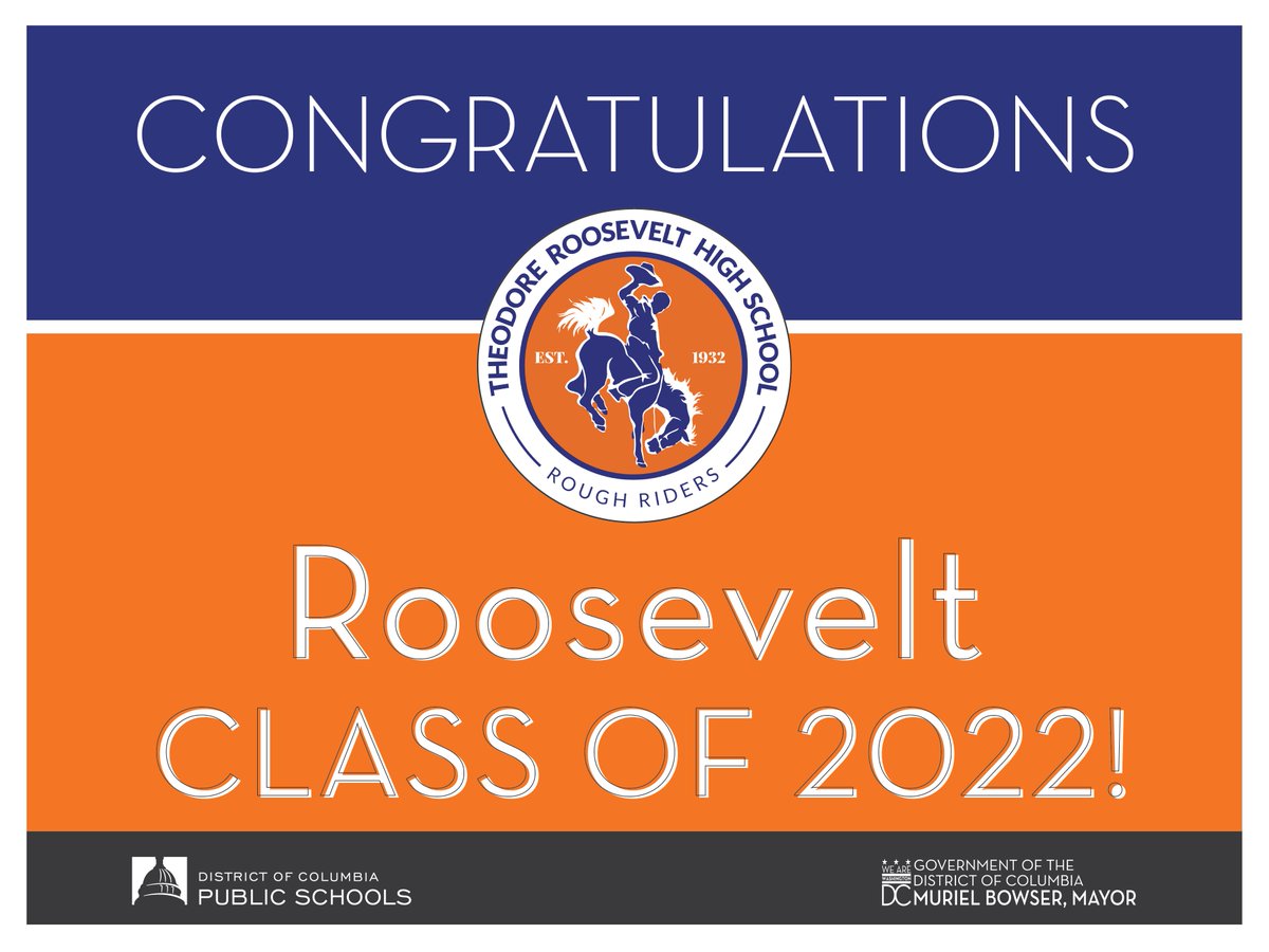 Let's celebrate the #DCPSGrads2022 at Roosevelt High School! Stream the ceremony at 12:30 pm: bit.ly/dcpsroosevelt22