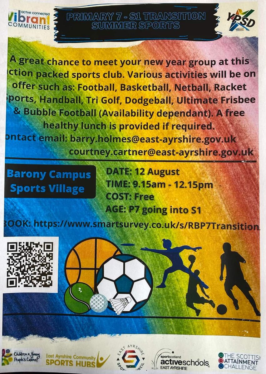 Heather McVie Branley (@branleymcvie) on Twitter photo Lots of great activities for children and young people across the Cumnock & Doon Valley during Summer #summerofplay #summermultisports <a href="/MauchlineC/">Mauchline Primary School & Early Childhood Centre</a> <a href="/MauchlineCC/">Mauchline Community Council</a> <a href="/GroupMauchline/">Mauchline Community Action Group</a>
<a href="/LoganDayCentre/">Logan day centre</a>
<a href="/EccLogan/">Logan Primary School & ECC</a>
@Muirkirk
<a href="/VibrantEAC/">Vibrant Communities</a> <a href="/EastAyrshire/">East Ayrshire</a> Lots of great activities for children and young people across the Cumnock & Doon Valley during Summer #summerofplay #summermultisports <a href="/MauchlineC/">Mauchline Primary School & Early Childhood Centre</a> <a href="/MauchlineCC/">Mauchline Community Council</a> <a href="/GroupMauchline/">Mauchline Community Action Group</a>
<a href="/LoganDayCentre/">Logan day centre</a>
<a href="/EccLogan/">Logan Primary School & ECC</a>
@Muirkirk
<a href="/VibrantEAC/">Vibrant Communities</a> <a href="/EastAyrshire/">East Ayrshire</a>
