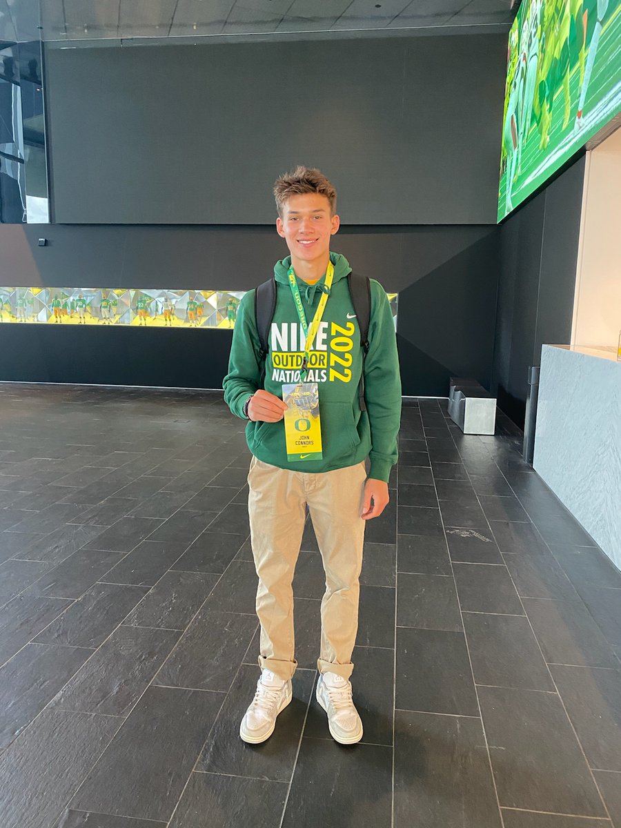 Good luck to <a href="/Johnconnors23/">John Connors</a> as he competes in the high jump at Nike Outdoor Nationals today!