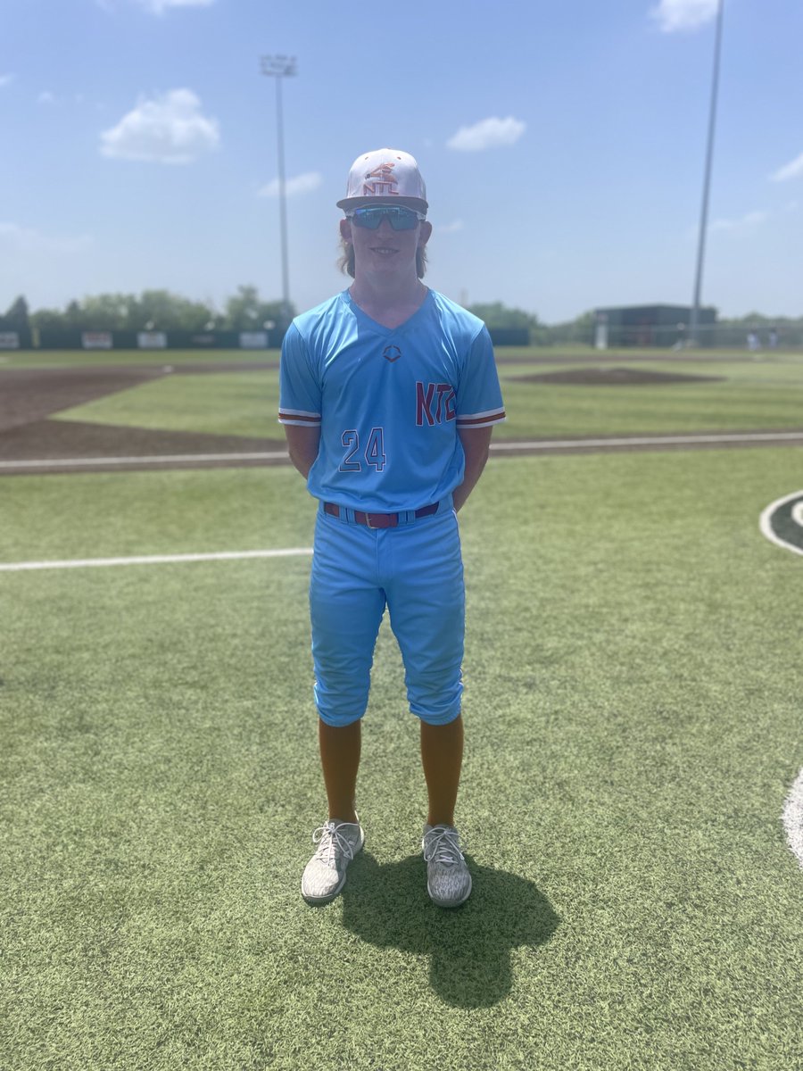 FiveToolTexas's tweet photo. #NTXShowdown F: @ntlbaseball Payne 4, UBC Texas Tovar 1
PoG: @blakeivie24 4 IP, ER, 5H, 6K https://t.co/7df9nXwDl9