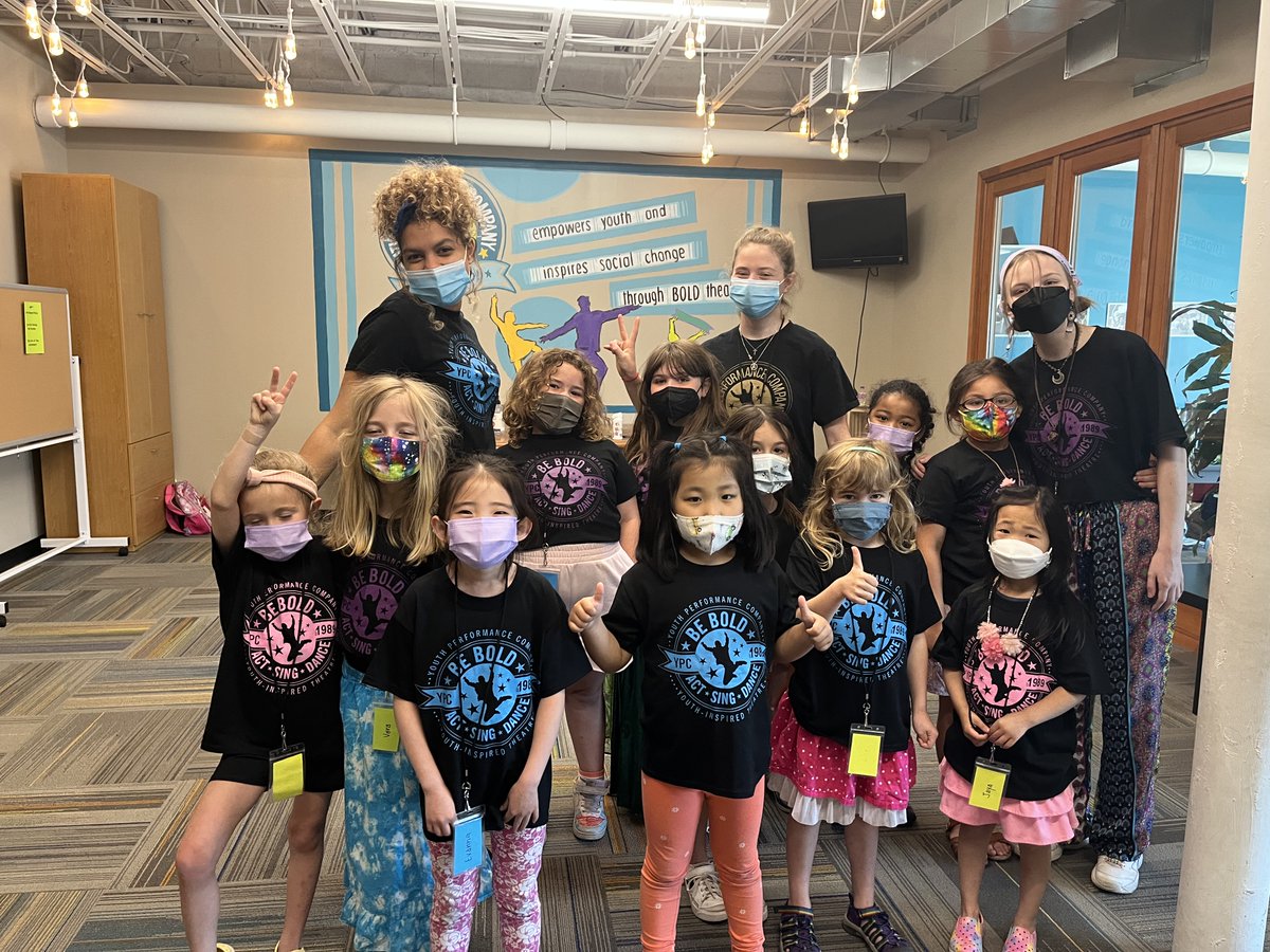 YPC_theatre's tweet photo. That's a wrap on week 1! We had so much fun with our Encanto Dance Party, Descendants, and Acting: Improv students! Now for the weekend 😝 #YPCBeBold https://t.co/FKohj4jK7f