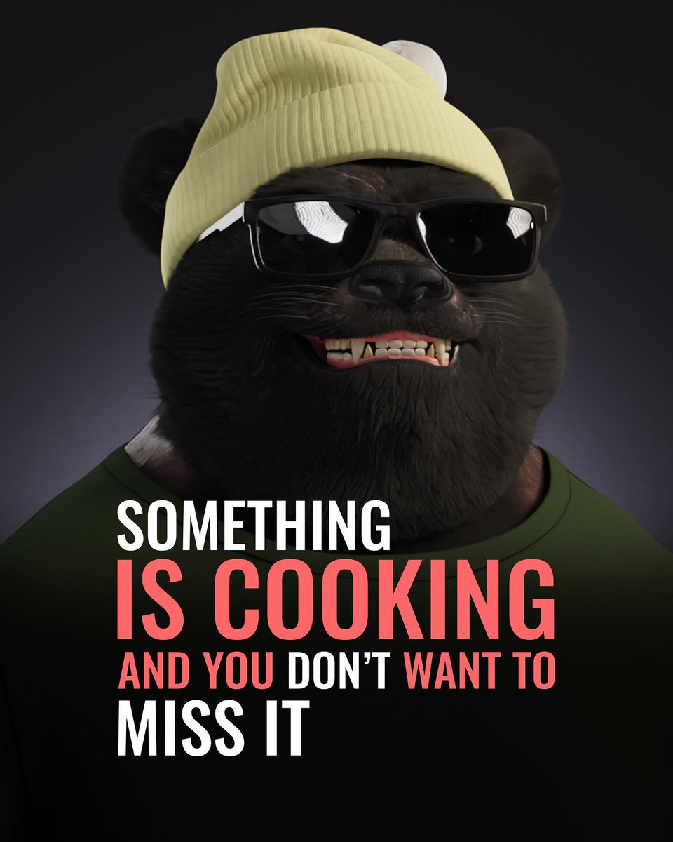 Something is cooking 🔥 And you don’t want to miss it ☝🏽

Stay tuned for the drop 🤘🏽🐼

#pandasociety #panda #nft #3dart #art