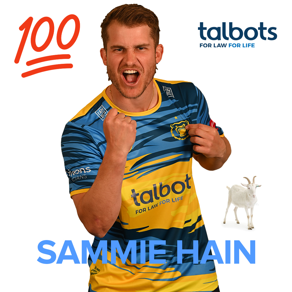 WarwickshireCCC's tweet photo. The designer is on a date so I made this...

MAIDEN T20 💯. 

Sam Hain I love you. 💙

🐻#YouBears | #NOTvBIR https://t.co/7ijTDOER8W