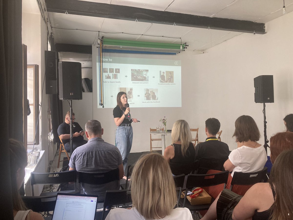 JanBleha's tweet photo. Today at #cbw2022 @turbomost_girl presenting one of the most successful #community activities of @codekiwicom @kiwicom247 – #Python weekends.
Alenka managed to grow the number of mentors from 8 to 36!
#pythonweekend https://t.co/j2pxKpzdte