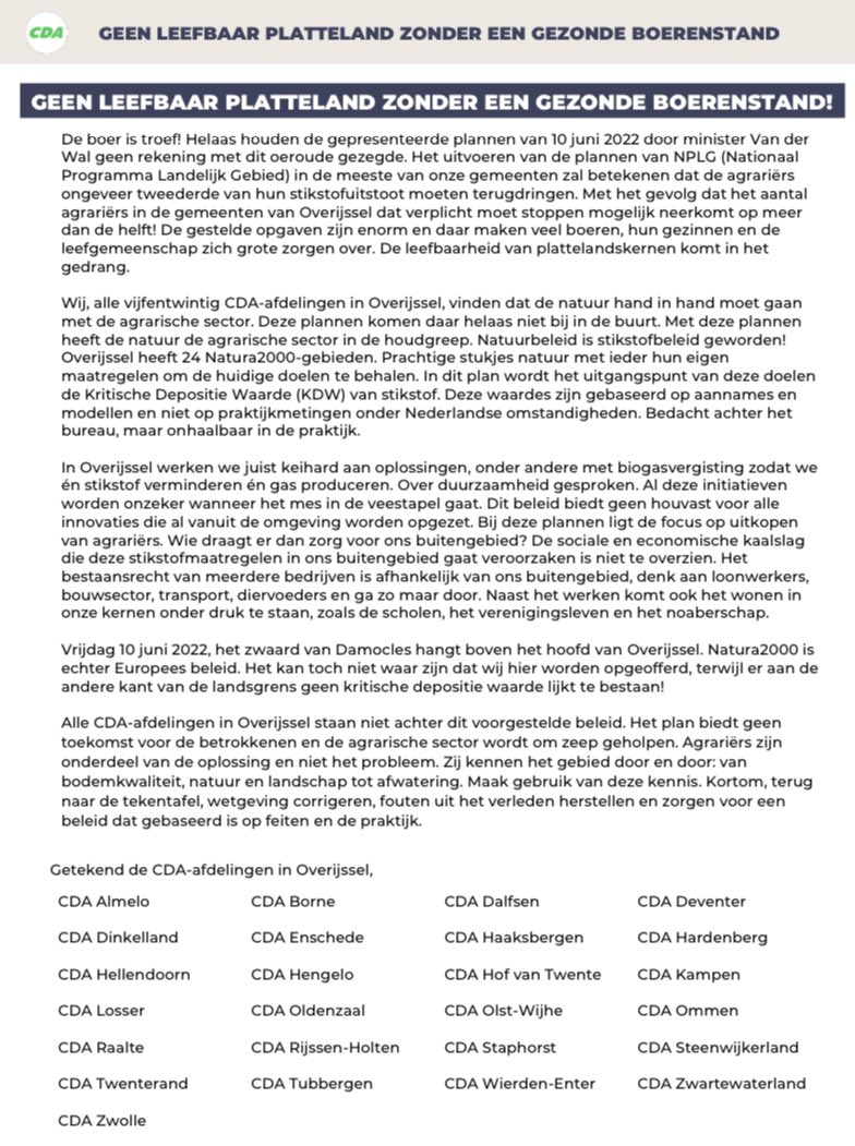 CDA Staphorst tweet media