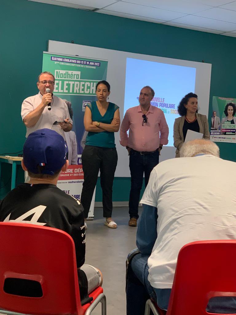 drav_transition's tweet photo. Dimanche, 2nd tour des législatives, on vote Nadhéra Beletreche pour représenter notre circonscription à l’Assemblée nationale avec la #NUPES ! Elle est arrivée en tête au 1er tour, chaque voix comptera dimanche pour transformer l’essai ! https://t.co/Jps4WMCqDo