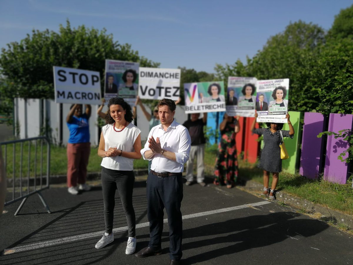 drav_transition's tweet photo. Dimanche, 2nd tour des législatives, on vote Nadhéra Beletreche pour représenter notre circonscription à l’Assemblée nationale avec la #NUPES ! Elle est arrivée en tête au 1er tour, chaque voix comptera dimanche pour transformer l’essai ! https://t.co/Jps4WMCqDo