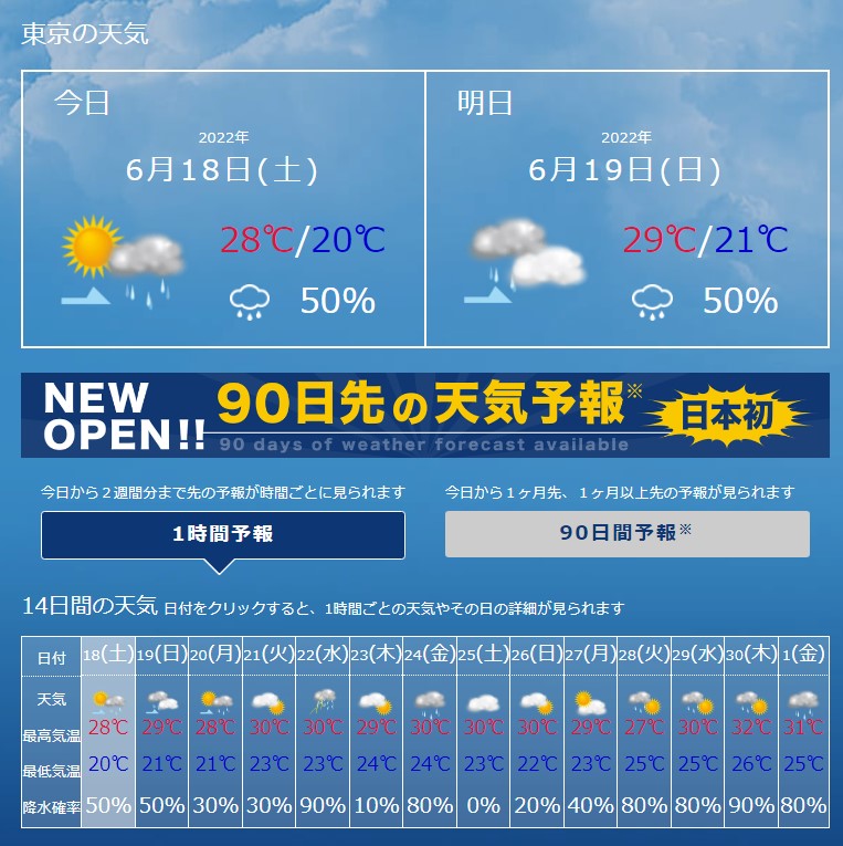 東進ハイスクールの 日本初90日先の天気まで分かる という天気予報サービスは 違法ではないけれど Togetter 東進ハイスクールの 日本初90日先の天気まで分かる という天気予報サービスは 違法ではないけれど Togetter