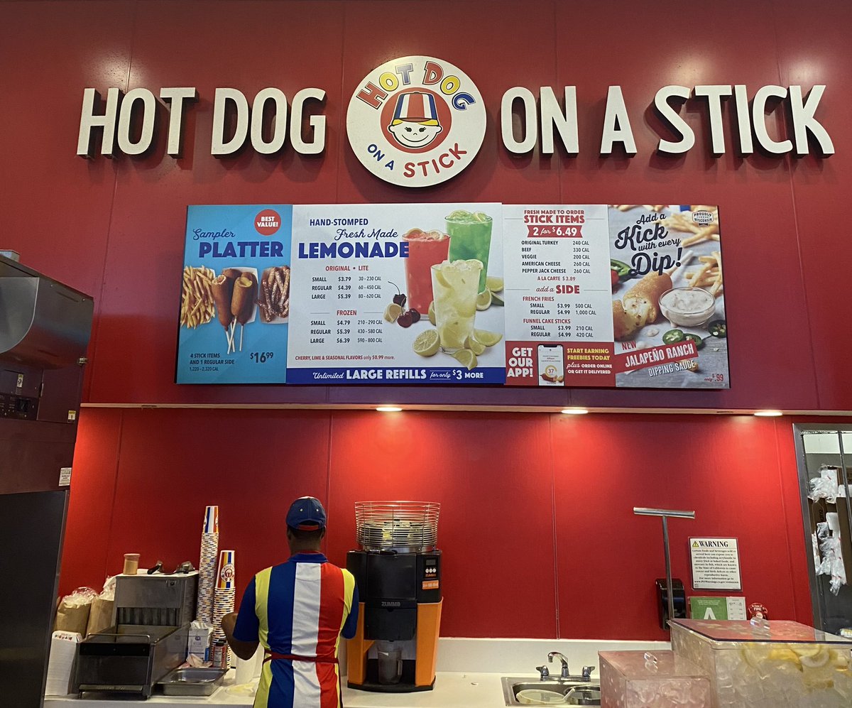 westlakeracing's tweet photo. PRE RACE MEAL @Hotdogonastick1 WHERE ELSE WOULD WE GO! Go PBC in the first at SA.      🟦⬜️🟨🟥🏇💨@bobhessjr @FreytheF @santaanitapark @TVG @TVGMike https://t.co/r0vdO4kVuU
